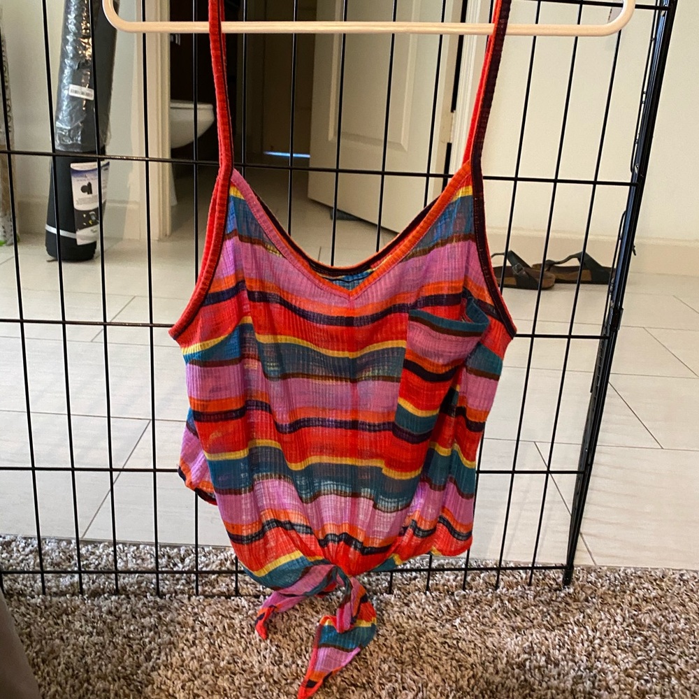 loose crop tank top